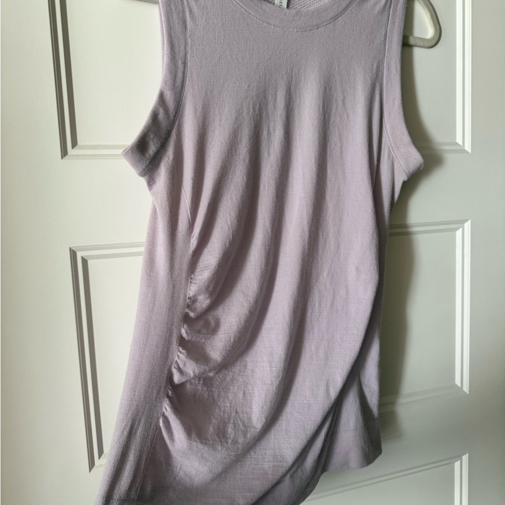 Athleta Foresthill Ascent Seamless Tank Light Purple Size Large - Picture 2 of 4